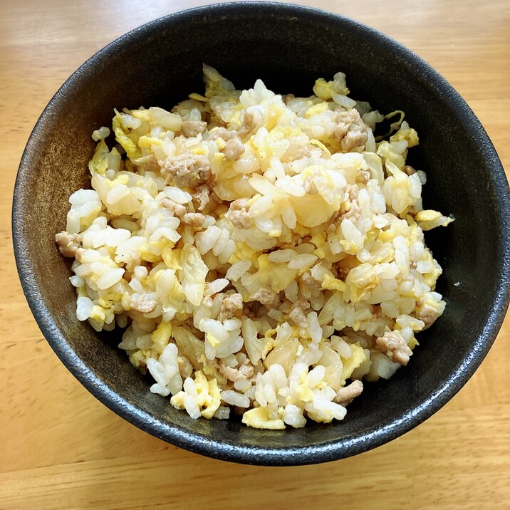 白菜の漬物で！シャキシャキ炒飯